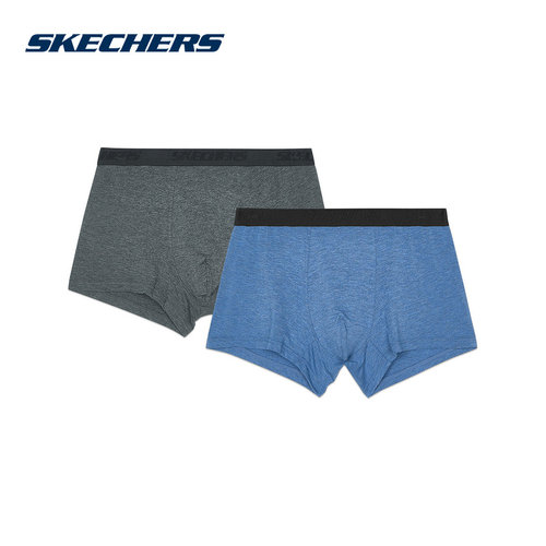 Skechers斯凯奇男士内裤莫代尔舒适透气中腰平角裤L324M153/05MW