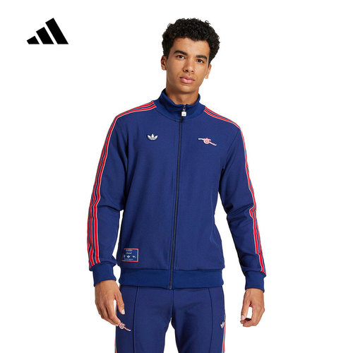 adidas阿迪达斯阿森纳主题外套2025春男ARSENAL梭织夹克 JF0544