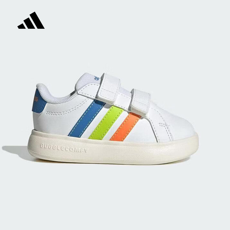 adidas阿迪达斯男婴童魔术贴泡泡鞋GRAND COURT 3.0运动鞋 JP9379,运动鞋new,运动休闲鞋,淘宝优惠券,粉丝福利购,淘宝优惠卷