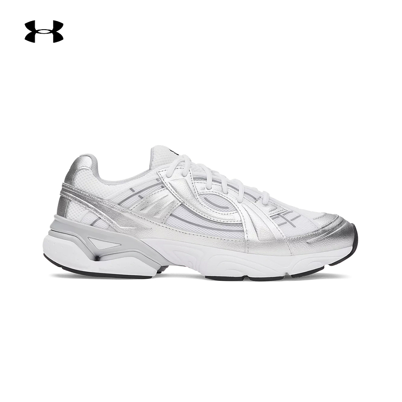 安德玛UA新款Sola女子复古运动跑步防滑老爹鞋休闲鞋 6005284-100