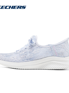 Skechers斯凯奇25夏女闪穿鞋一脚蹬浅口透气休闲鞋 150463/LTBL