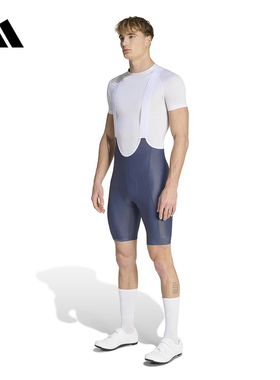 adidas阿迪达斯男子骑行服2026春季新款紧身比赛服背带裤 KB9571