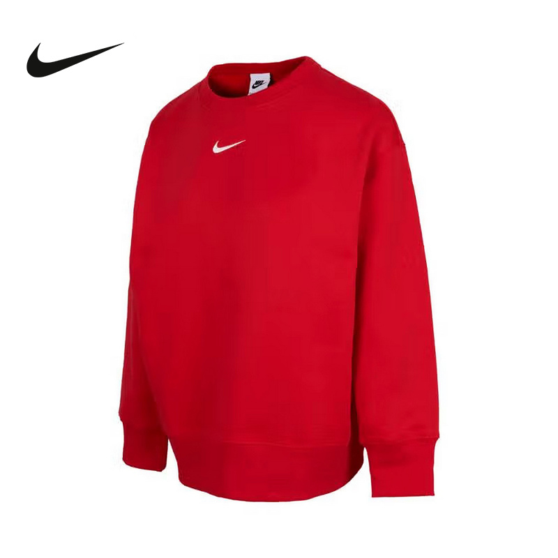 耐克Nike女款卫衣2025春季 Oversize风加绒圆领运动衫 FZ4271-657