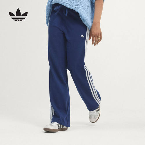 adidas阿迪达斯三叶草美式运动裤2026秋女Firebird针织长裤KW2605