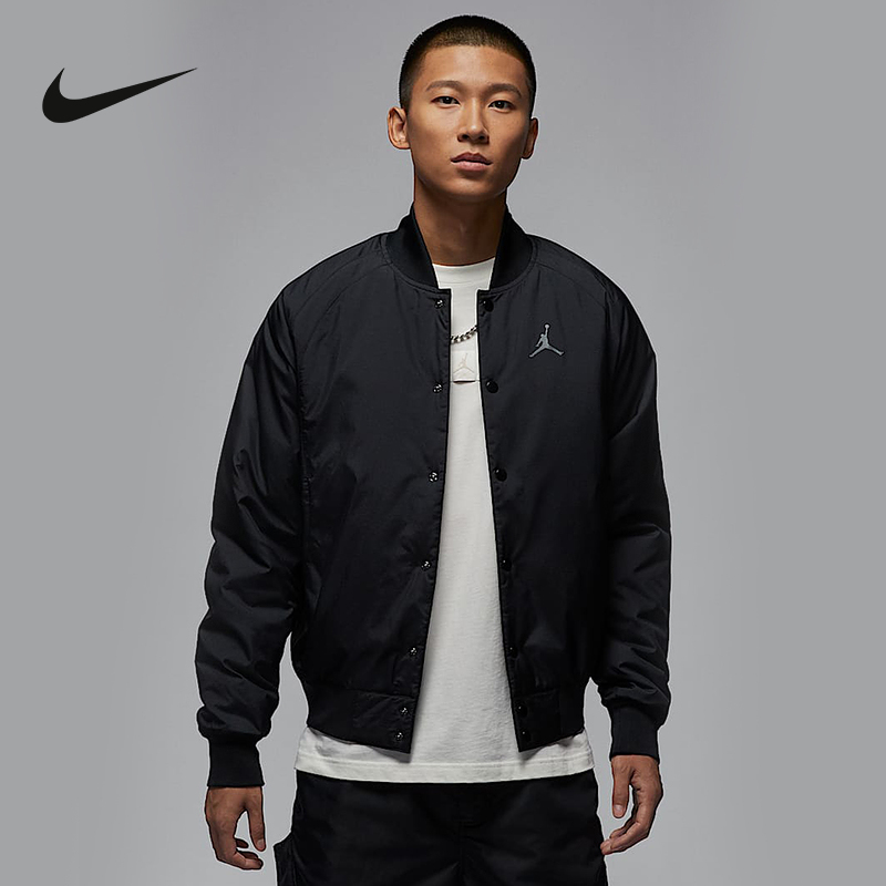 Nike耐克男子夹克2025春新款外套宽松梭织休闲保暖夹克IB5608-010