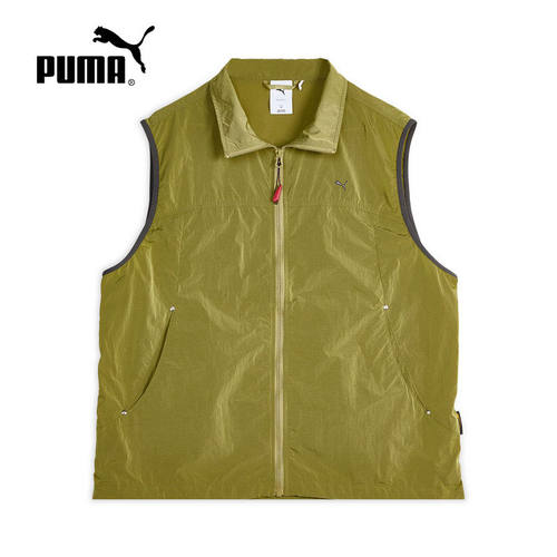 PUMA彪马秋季新款男女机能风运动宽松透气轻便休闲马甲 638026-89