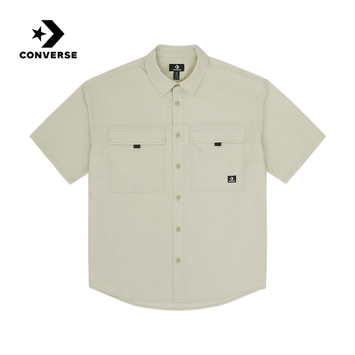 Converse匡威2025夏男款休闲Polo衫短袖衬衫 10028348-A01
