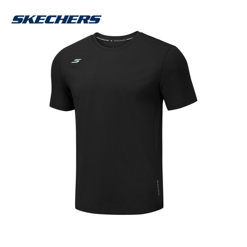 Skechers斯凯奇2026夏男运动短袖宽松透气休闲针织T恤衫 P226M284