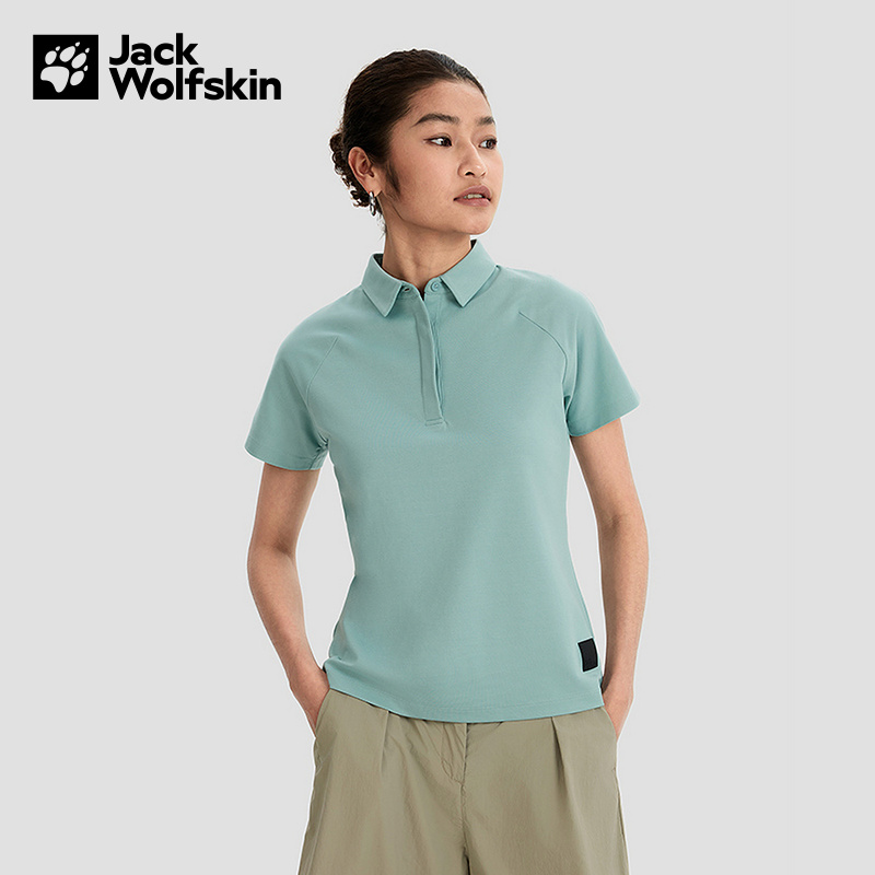 JACKWOLFSKIN(狼爪)|（新款）2025S/S女POLO衫 A63725-E0180