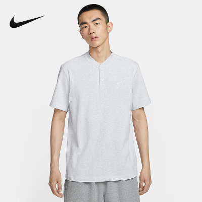 Nike耐克男子短袖POLO衫夏新款运动休闲宽松刺绣棉T恤HQ5975-051