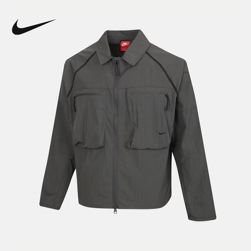 耐克Nike Tech 男子2026春季拒水长袖机能风衬衫式夹克IF1348-068