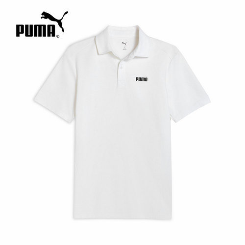PUMA彪马商务风短袖翻领POLO衫夏男吸湿速干上衣T恤690191-02