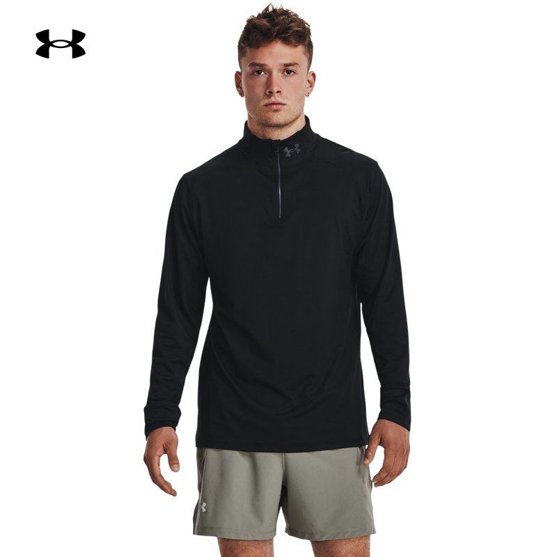 安德玛UA秋冬新款Qualifier男1/4拉链跑步运动长袖T恤1379288-001,运动服/休闲服装,运动T恤,淘宝优惠券,粉丝福利购,淘宝优惠卷