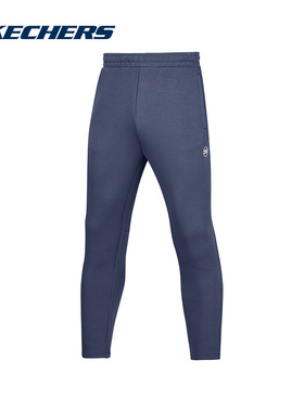 SKECHERS斯凯奇冬男运动裤休闲直筒针织长 P424M010-022C