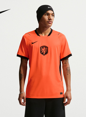 耐克NIKE2026赛季荷兰队男子速干足球短袖球衣男针织衫IB5334-809