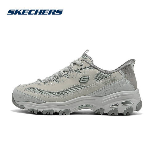 Skechers斯凯奇女士闪穿鞋休闲熊猫鞋厚底增高透气运动鞋 150868