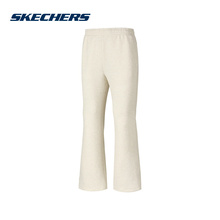 Skechers斯凯奇女裤25秋冬女子阔腿裤针织休闲长裤P425W041/0601