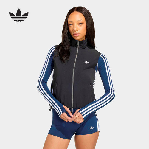 adidas阿迪达斯ADILENIUM 5.0三叶草运动背心女梭织马甲 KY5182