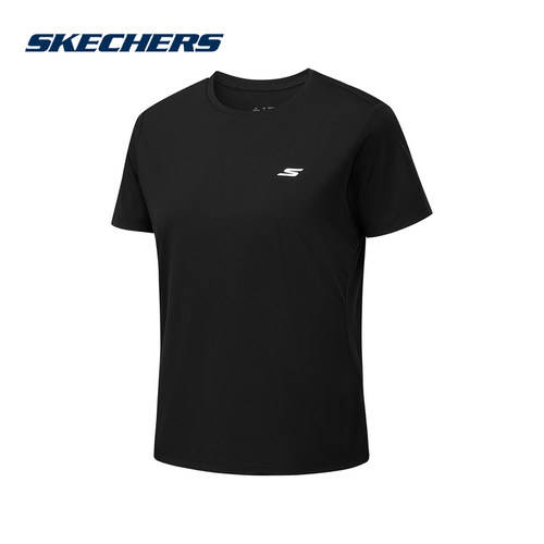 Skechers斯凯奇2026夏新品女子运动短袖休闲透气圆领T恤 P226W179