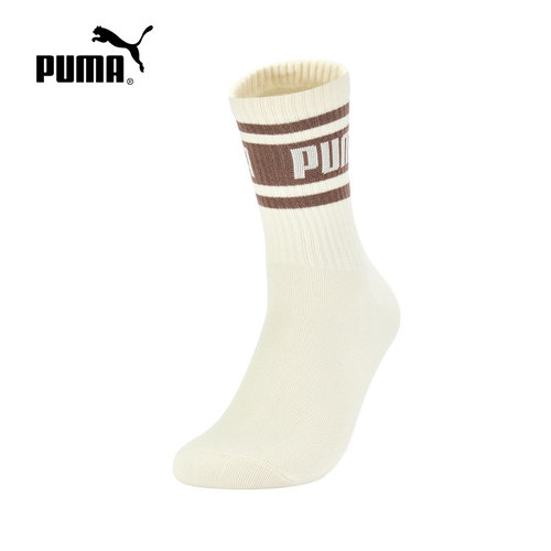 PUMA彪马袜子2026春中性运动健身舒适休闲袜棉袜中筒袜 947650-07