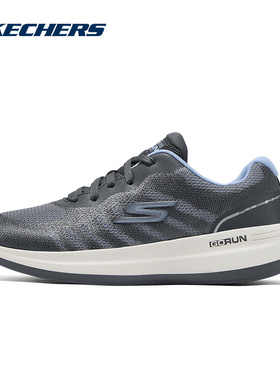 Skechers斯凯奇2025春女鞋网面舒适缓震运动鞋跑步鞋129106-CCBL