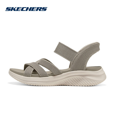 Skechers斯凯奇2026新款夏季女士舒适时尚休闲闪穿凉鞋164085/TPE