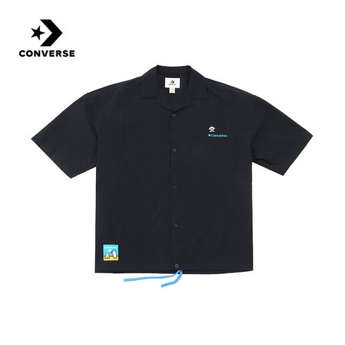 Converse匡威新品26夏季男士运动短袖休闲翻领衬衫 MCK179-023