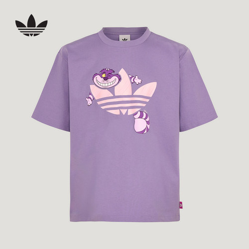 adidas阿迪达斯三叶草迪士尼联名半袖2026夏中性短袖T恤 KY8306