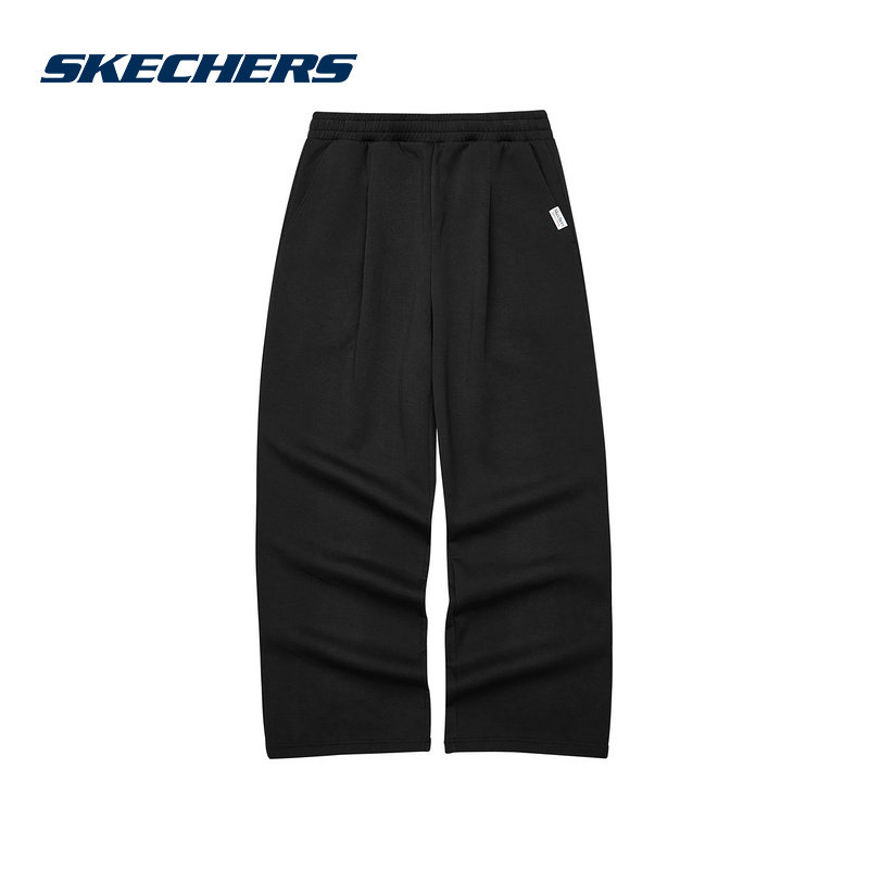 SKECHERS斯凯奇秋季男运动裤透气舒适针织长裤 L324U030-0018