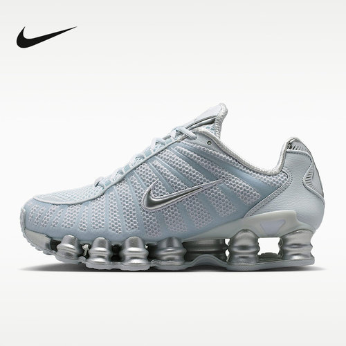 NIKE耐克女鞋SHOX TL气柱运动鞋复古跑鞋风缓震老爹鞋IH2559-002
