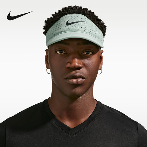 NIKE耐克空顶帽男女帽子夏季棒球帽运动速干遮阳网球帽FB6443-006