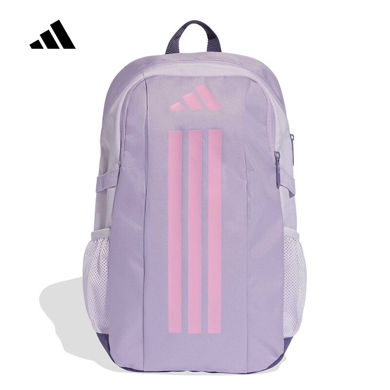 adidas阿迪达斯男女大童三条纹学生书包2026夏双肩背包 JZ7660