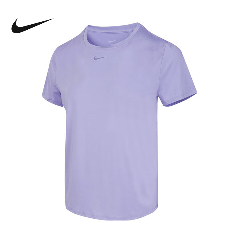 Nike耐克ONE女子速干短袖上衣夏季新款反光透气T恤FN2799-533