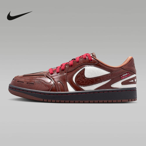 NIKE耐克女鞋马年新年款AJ1巧克力棕复古休闲板鞋IQ1106-220
