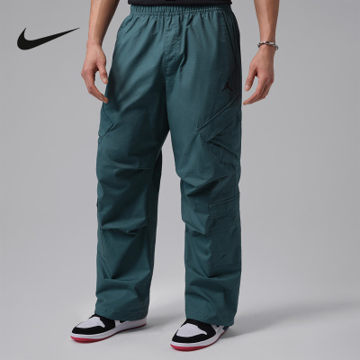 Jordan耐克工装裤男长裤夏季飞人直筒裤宽松透气运动裤HV0531-031