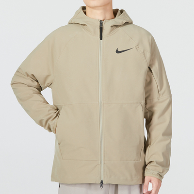 耐克Nike男子外套跑步训练连帽宽松防风运动加绒夹克DQ6594-250