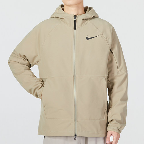 耐克Nike男子外套跑步训练连帽宽松防风运动加绒夹克DQ6594-250