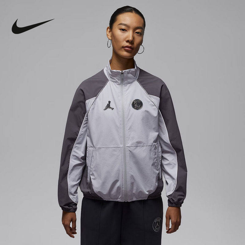 Jordan耐克女外套春新款拼接撞色篮球运动梭织立领夹克IF3818-043,运动服/休闲服装,运动茄克/外套,淘宝优惠券,粉丝福利购,淘宝优惠卷