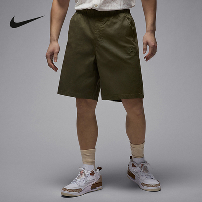 NIKE耐克短裤男夏季Jordan运动裤AJ飞人刺绣工装五分裤HF9336-222