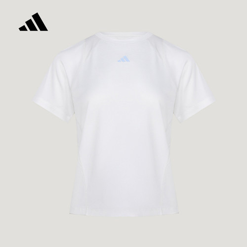 adidas阿迪达斯「清风TEE」训练运动健身服半袖夏女短袖T恤IA6099
