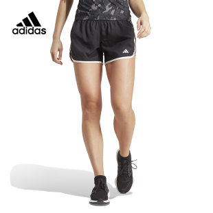舒適跑步運動褲 adidas阿迪達斯短褲 IC5184 修身 新款 女裝 2023春季