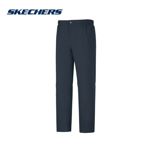 Skechers斯凯奇2026夏季男运动裤宽松直筒梭织休闲长裤 P326M075