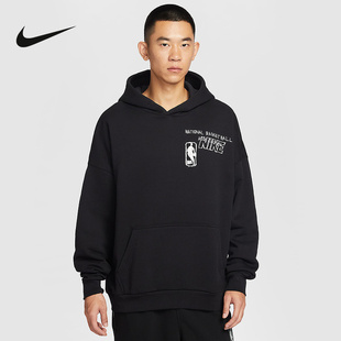 HV9300 篮球图案印花连帽套头衫 010 NBA美式 NIKE耐克男卫衣春新款