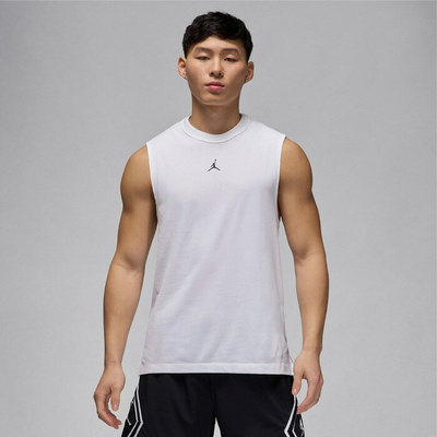JORDAN耐克DRI-FIT男子速干无袖运动上衣夏季跑步背心FN5857-100