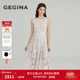 绣花蕾丝无袖 GEGINA吉吉娜女装 春夏商场同款 连衣裙镂空气质裙子