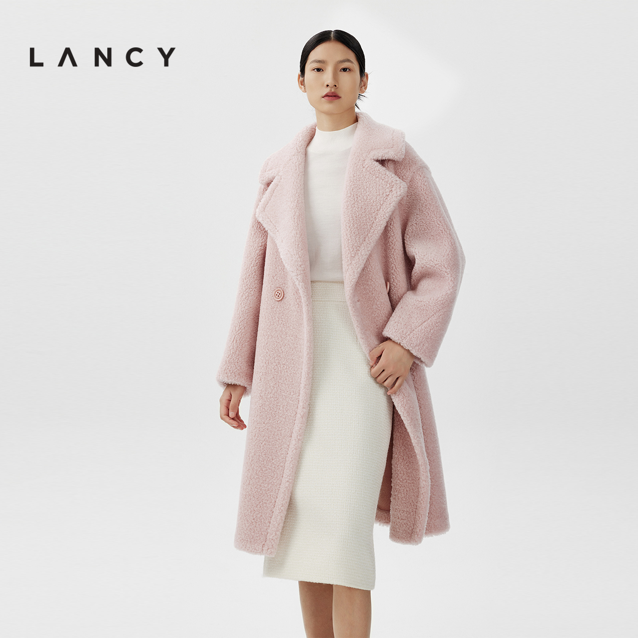 宽松廓形 气质翻领 便捷插袋