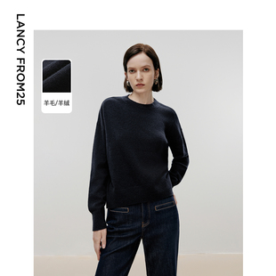 ELITEE羊绒羊毛简约气质内搭毛针织衫 朗姿欧洲EiLEEN 朗姿奥莱