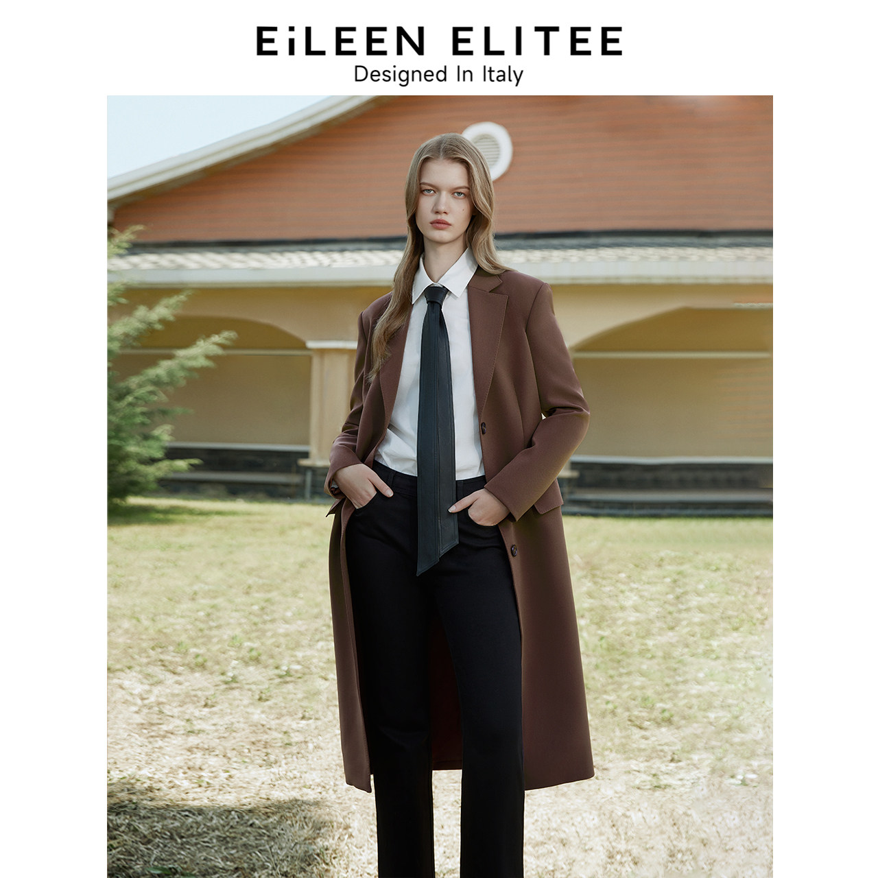 【意大利设计】朗姿复古气质条纹中长款西装大衣春秋新款风衣外套,女装/女士精品,风衣,淘宝优惠券,粉丝福利购,淘宝优惠卷