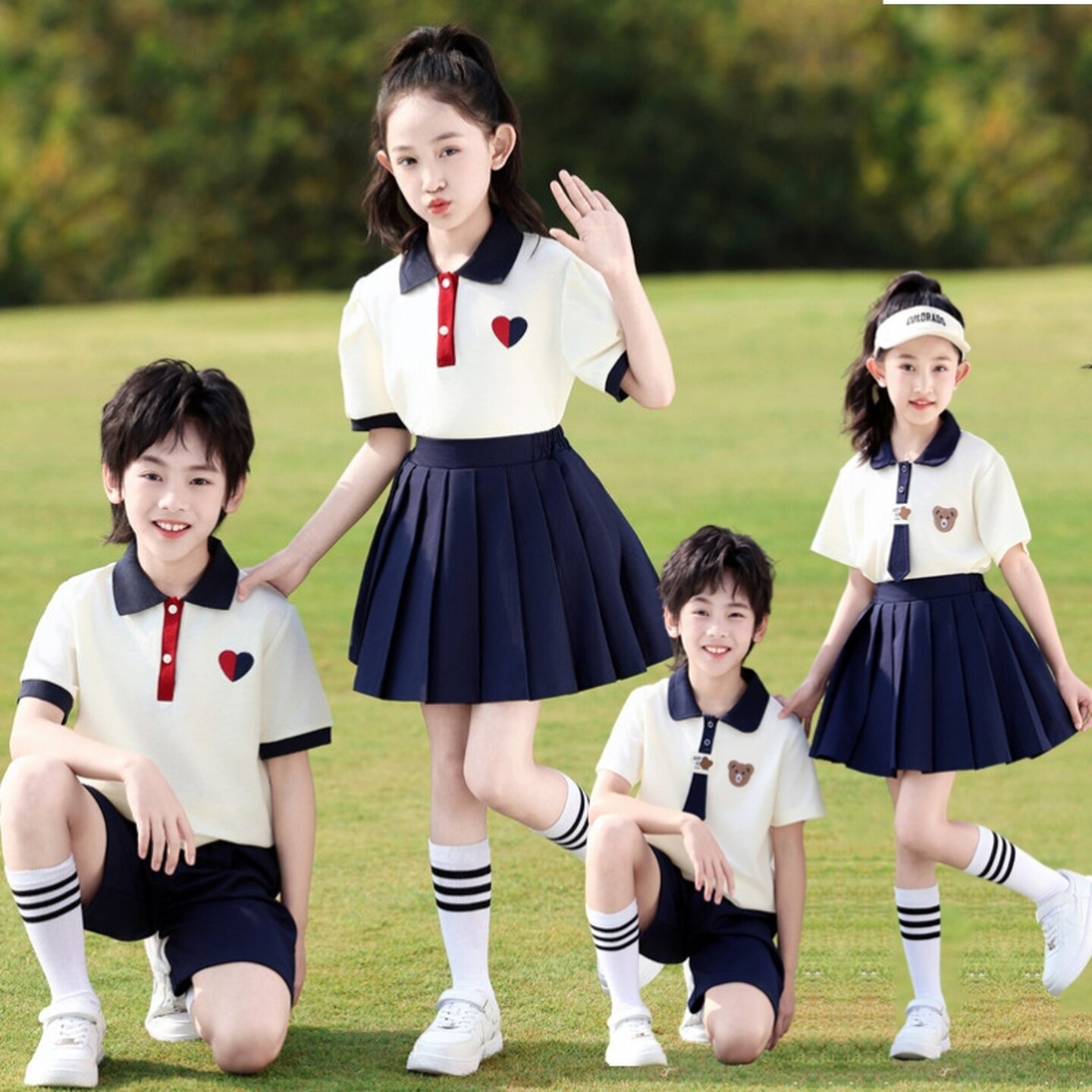 英伦风班服61一年级运动服幼儿园园服六一毕业班演出服毕业照团体