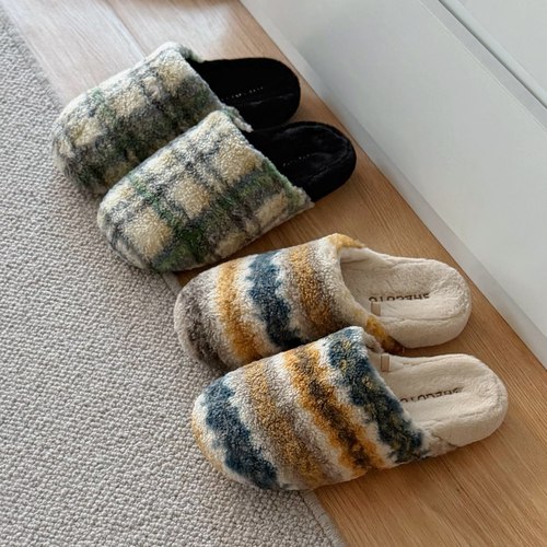 厚底棉拖鞋亲子儿童家居室内保暖